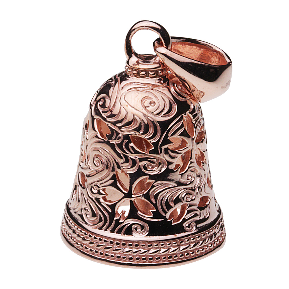 cenote p0622 【シルバーアクセサリー】 和柄 桜水流ピンクスイングベルペンダント