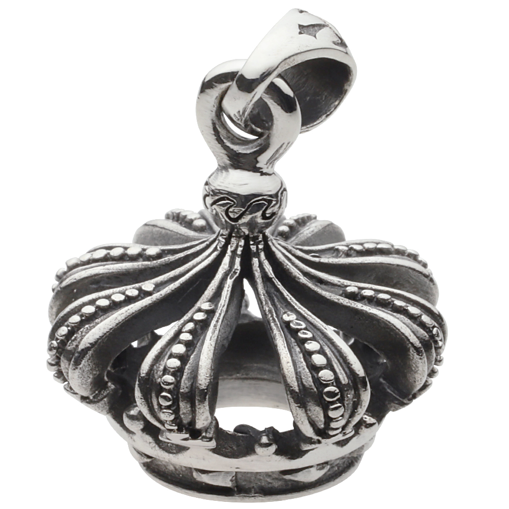 cenote p0775 【シルバーアクセサリー】 ゴシック クラウン ペンダント