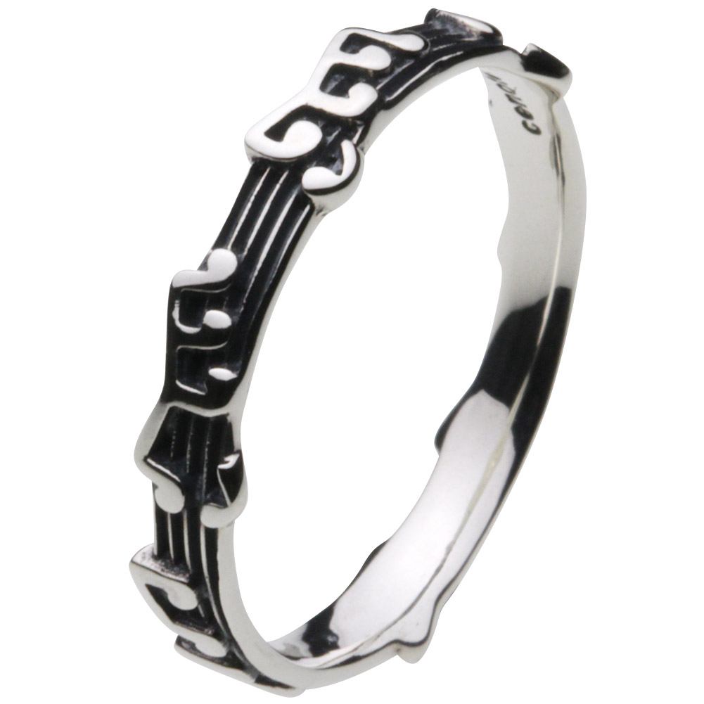 cenote r0362 【シルバーアクセサリー】 ミュージックリング