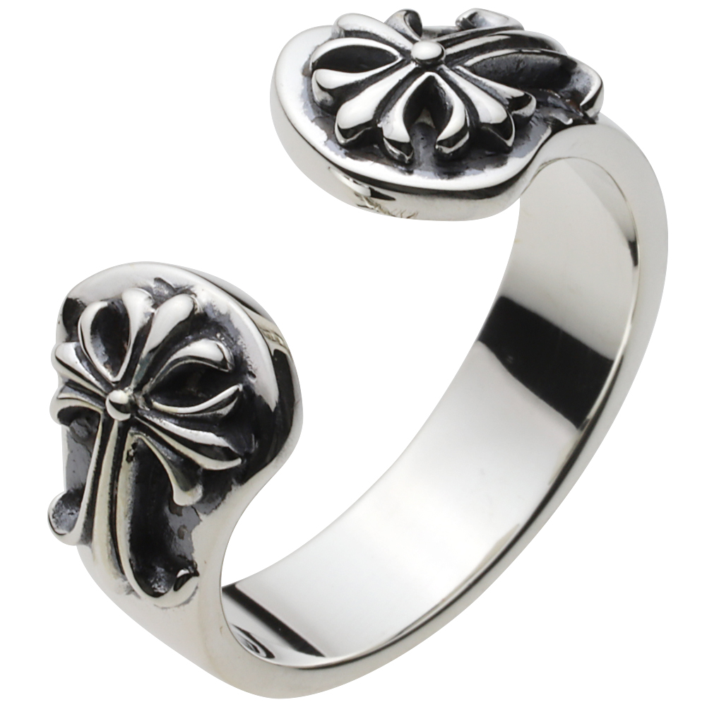 cenote r0503 【シルバーアクセサリー】 ゴシッククロス オープンリング