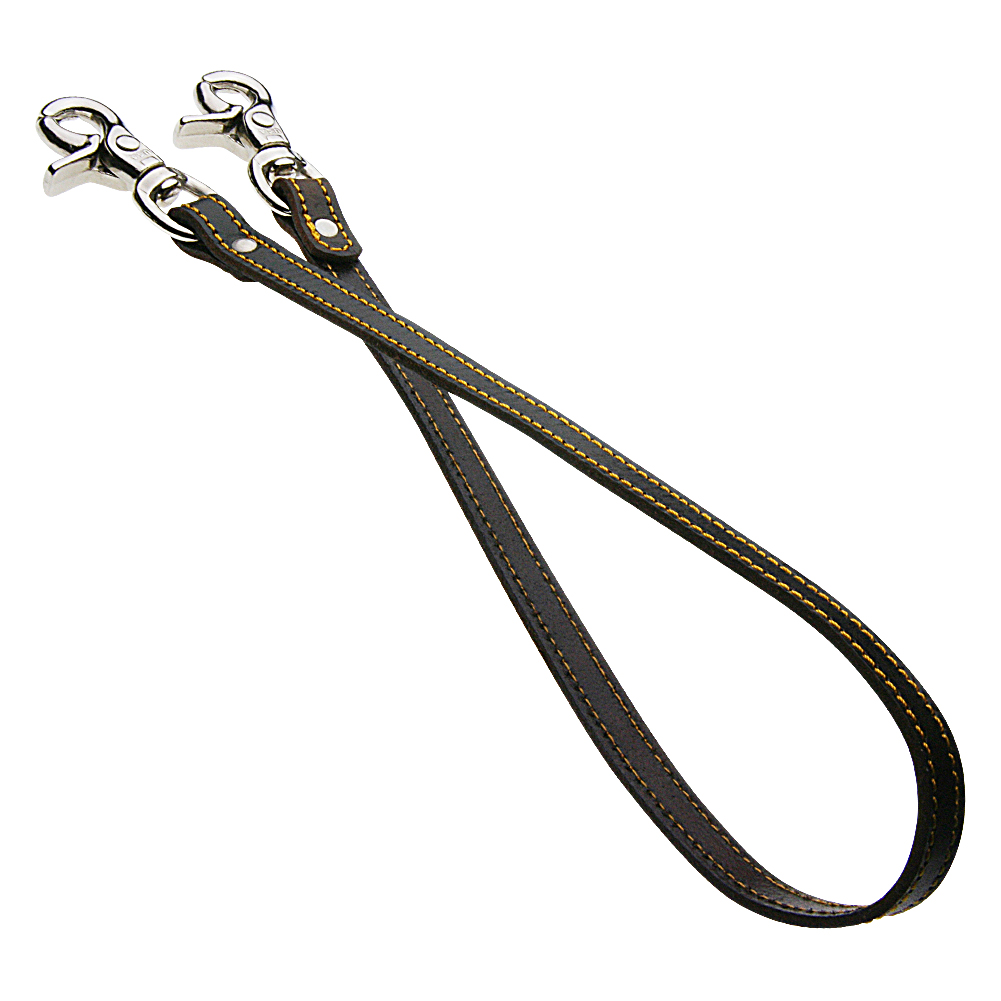 cenote s0703 【レザーアクセサリー】 タンレザーウォレットコード ブラウン×イエローステッチ