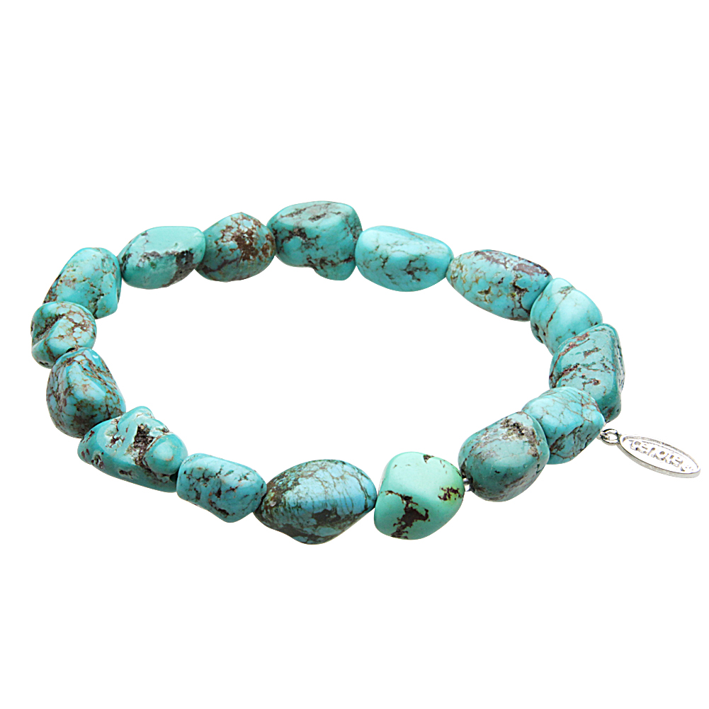 cenote t0205 【パワーストーン アクセサリー】 ターコイズ さざれ石ブレスレット