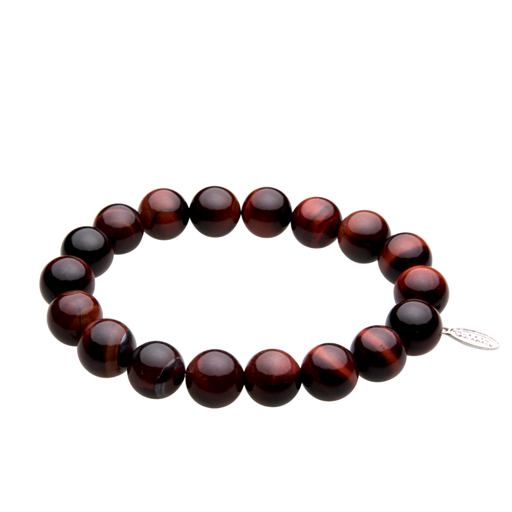 cenote t0406 【パワーストーン アクセサリー】 レッドタイガーアイ10mm玉ブレスレット