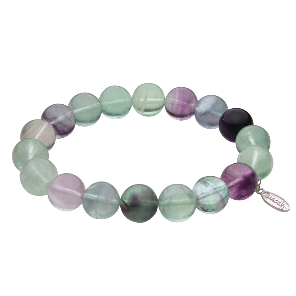 cenote t0411 【パワーストーン アクセサリー】 フローライト10mm玉ブレスレット