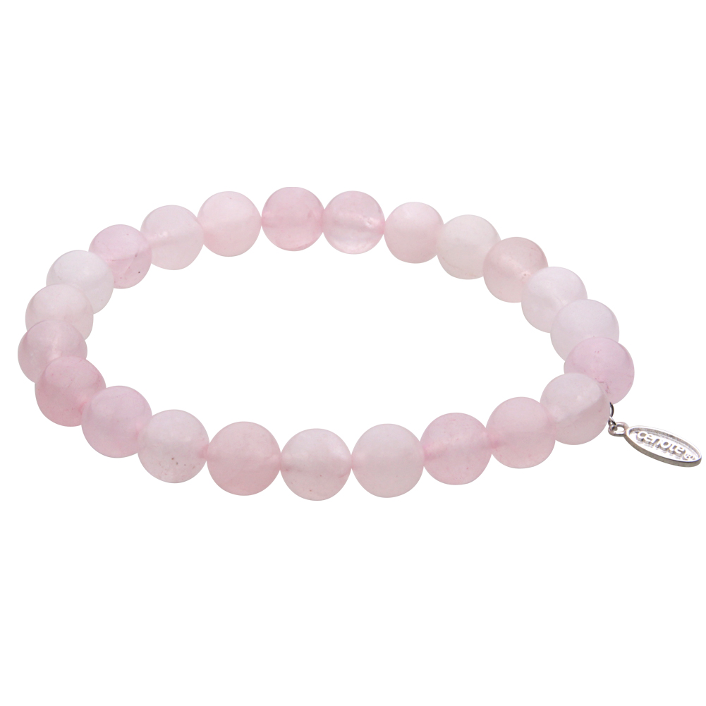 cenote t0829 【パワーストーン アクセサリー】 ローズクォーツ8mm玉ブレスレット