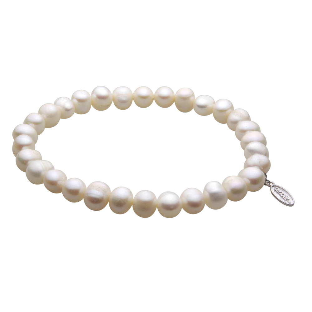 cenote t0840 【パワーストーン アクセサリー】 淡水パール8mm玉ブレスレット