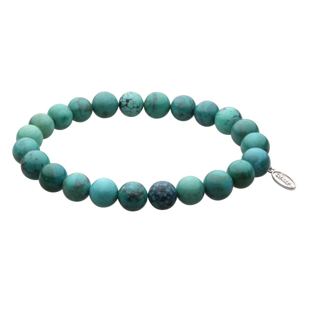 cenote t0841 【パワーストーン アクセサリー】 ターコイズ8mm玉ブレスレット
