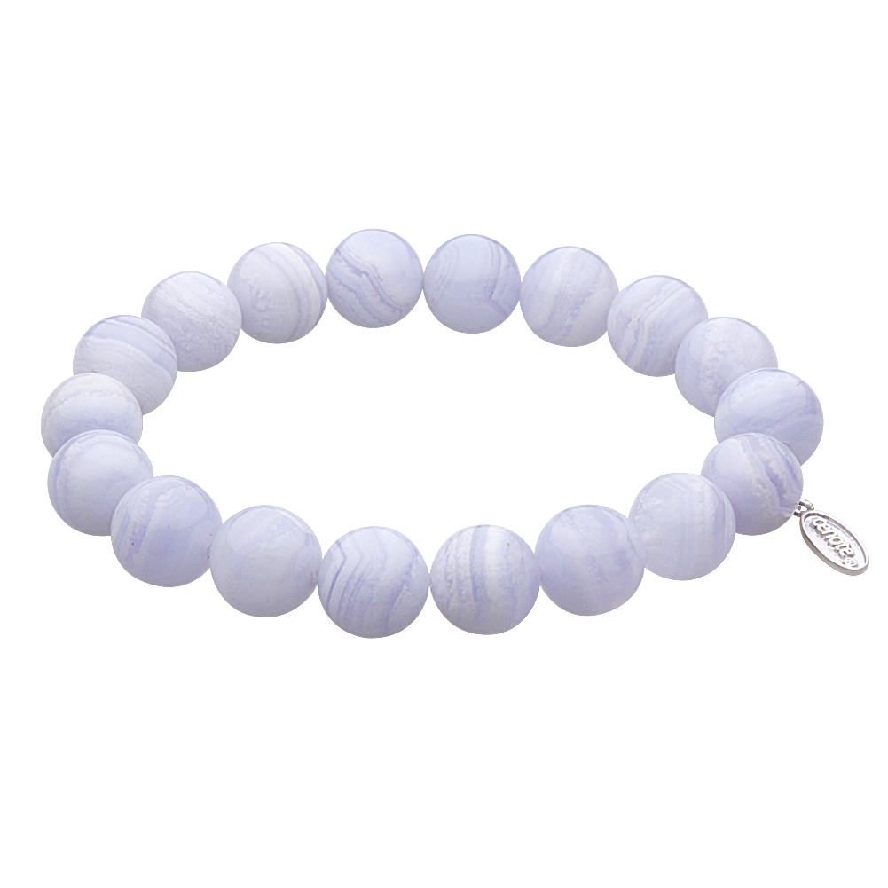 cenote t1053 【パワーストーン アクセサリー】 ブルーレースアゲート10mm玉ブレスレット