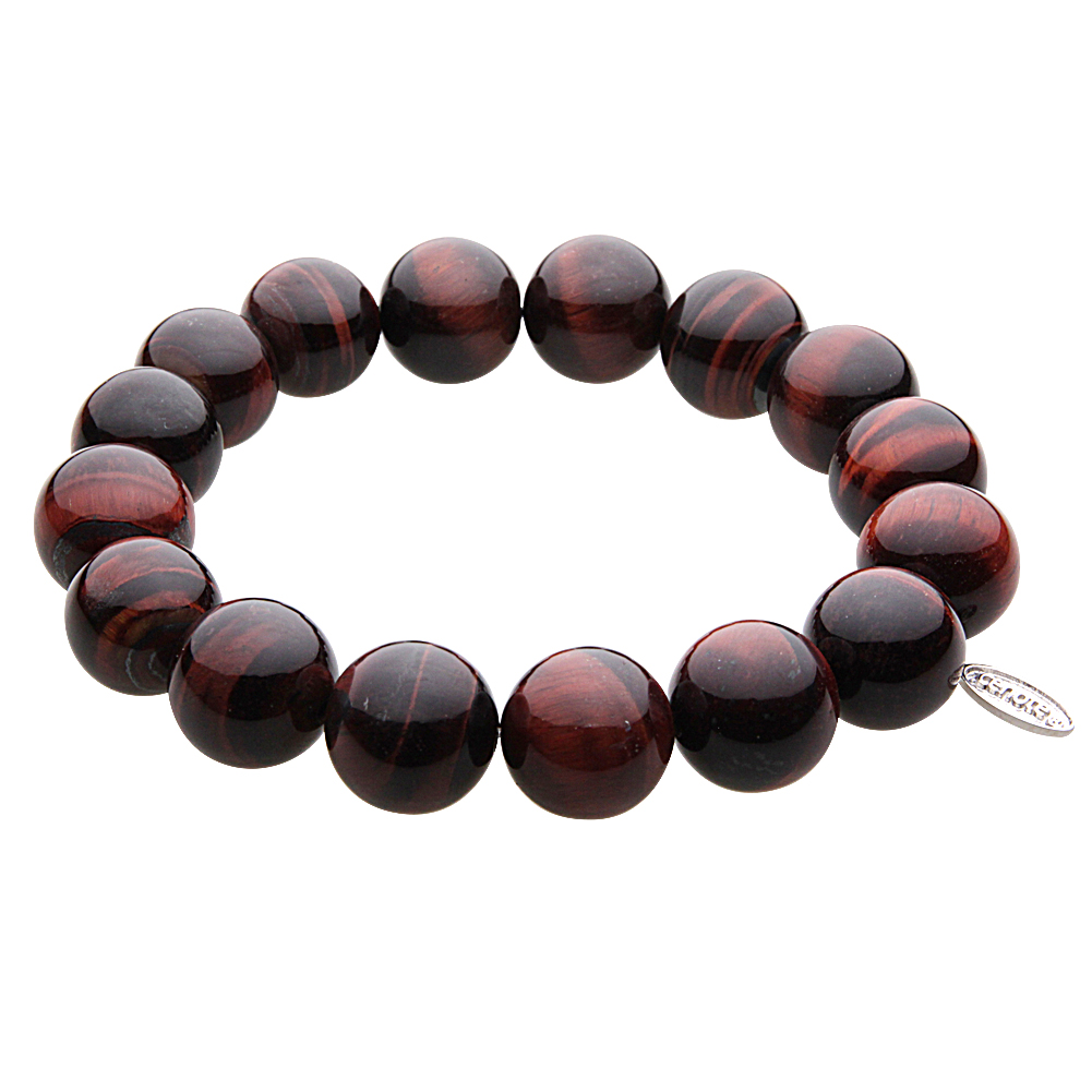 cenote t1216 【パワーストーン アクセサリー】 レッドタイガーアイ12mm玉ブレスレット
