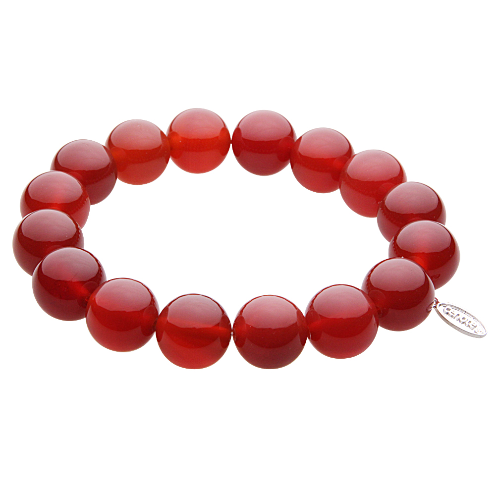 cenote t1223 【パワーストーン アクセサリー】 カーネリアン12mm玉ブレスレット