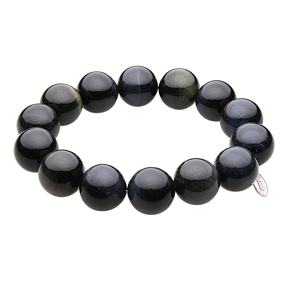 cenote t1428 【パワーストーン アクセサリー】 ブルータイガーアイ14mm玉ブレスレット