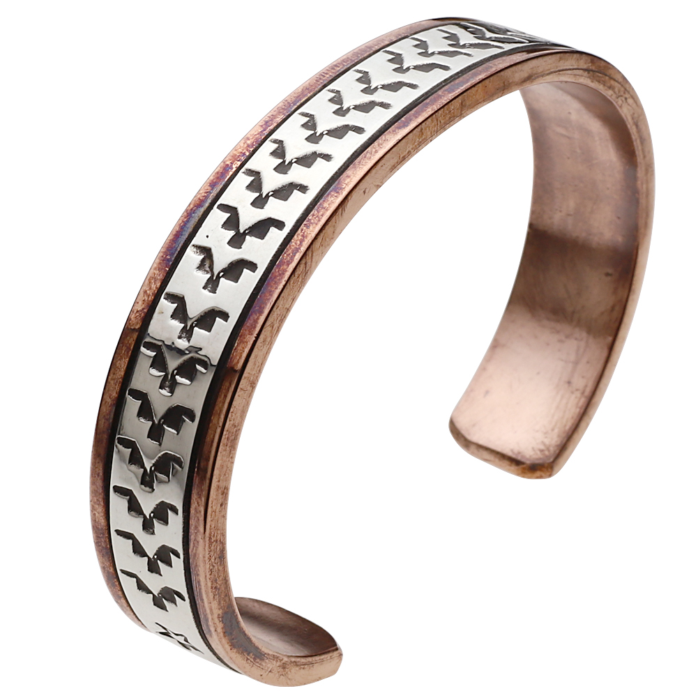cenote u0018a 【シルバーアクセサリー】 US直輸入 正規インディアンジュエリー ワイリー・セカテロ ナバホバングル made in USA