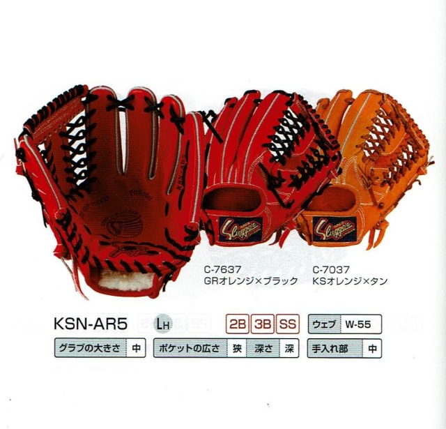 湯もみ】新品・未使用 久保田スラッガー 軟式限定AR5 グローブ｜軟式 