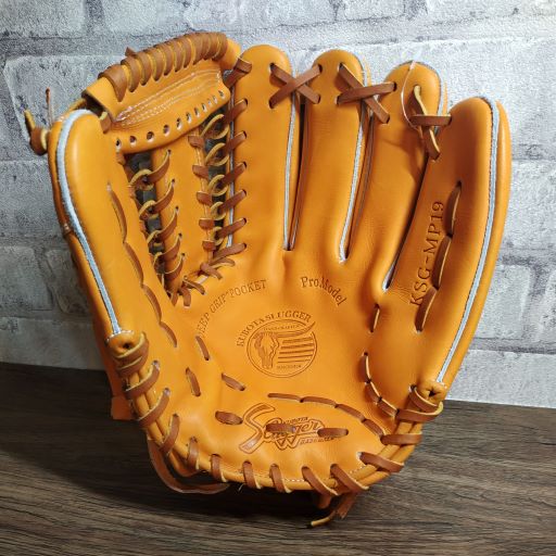 【新品未使用】KUBOTA SLUGGER 久保田 スラッガー KSN-23SE 久保田スラッガー KSN-M00 KSオレンジ×タン C-7033 内野手用 軟式