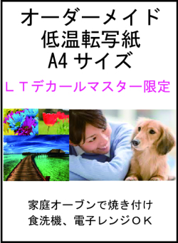 オーダーメイド低温転写紙：ＬＴデカールマスター限定