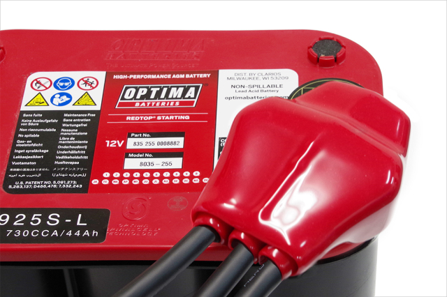 3端子 マルチ型 バッテリーターミナル 小ポール正極 （Bタイプ、プラス