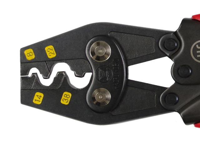 圧着工具 （丸型端子用） MH-38（旧D-214後継） ヒーロー電機（HERO）