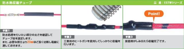 防水熱収縮チューブ