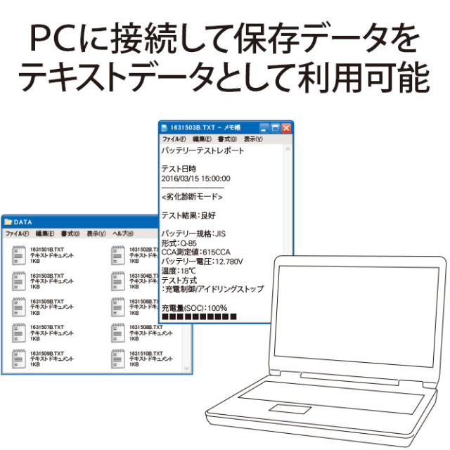 バッテリーチェッカー SK-8536