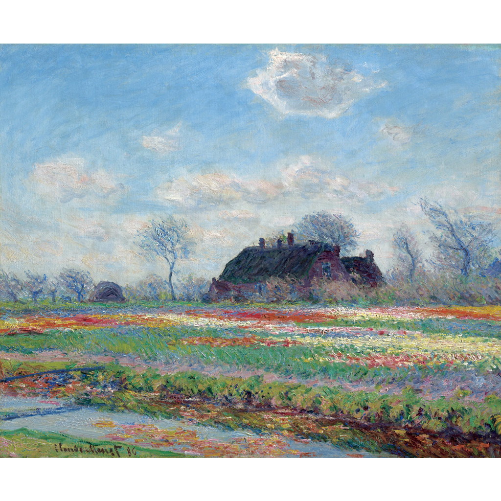  クロード・モネレイデン付近、サッセンハイムのチューリップ畑