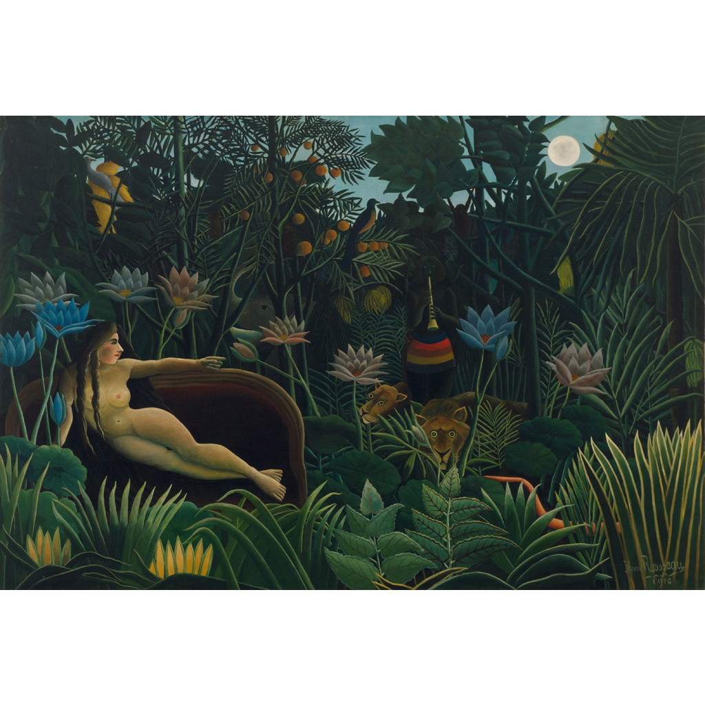 【オーダー油絵 】アンリ・ルソー 夢 【選べるサイズ／選べる額縁付】