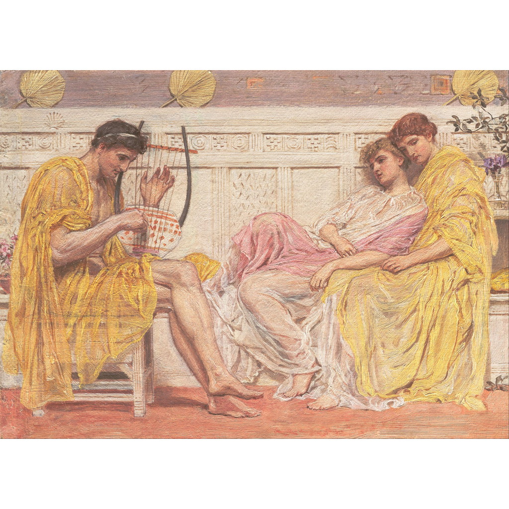 【オーダー油絵 】アルバート・ジョゼフ・ムーア 音楽家 【選べるサイズ／選べる額縁付】