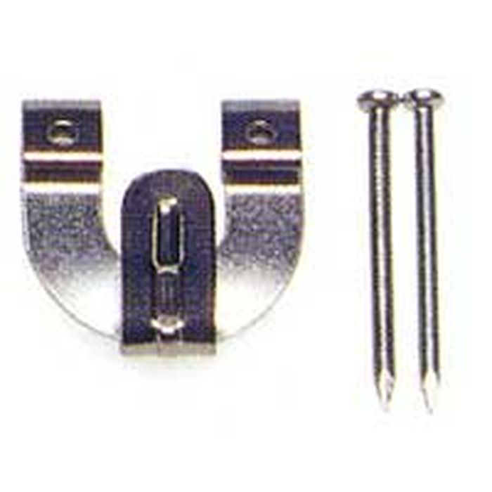 壁に額縁・時計・絵画を美しく掛ける専用額吊金具 ２本針フック 安全荷重10kg コンクリート モルタル用