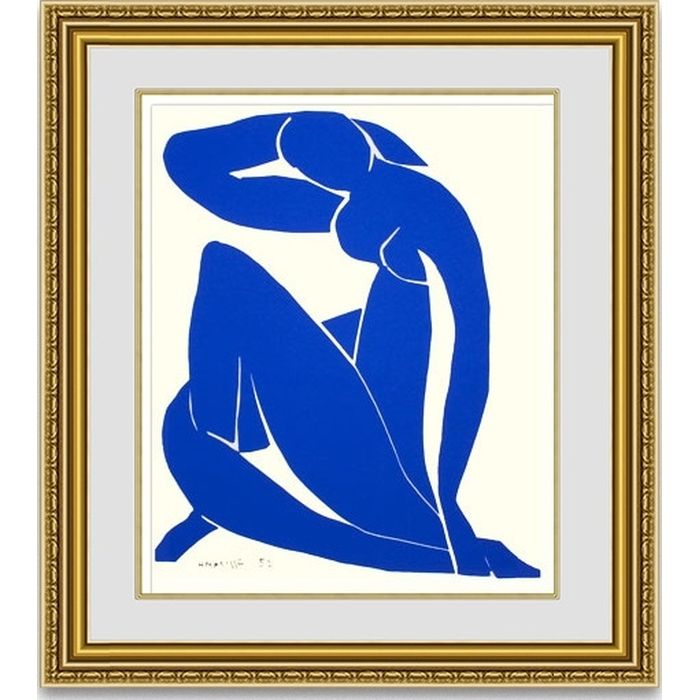 マティス Blue Nude 2 額縁付き