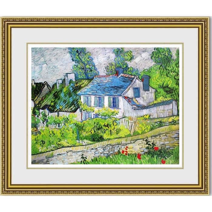 ゴッホ House at Auvers 額縁付き