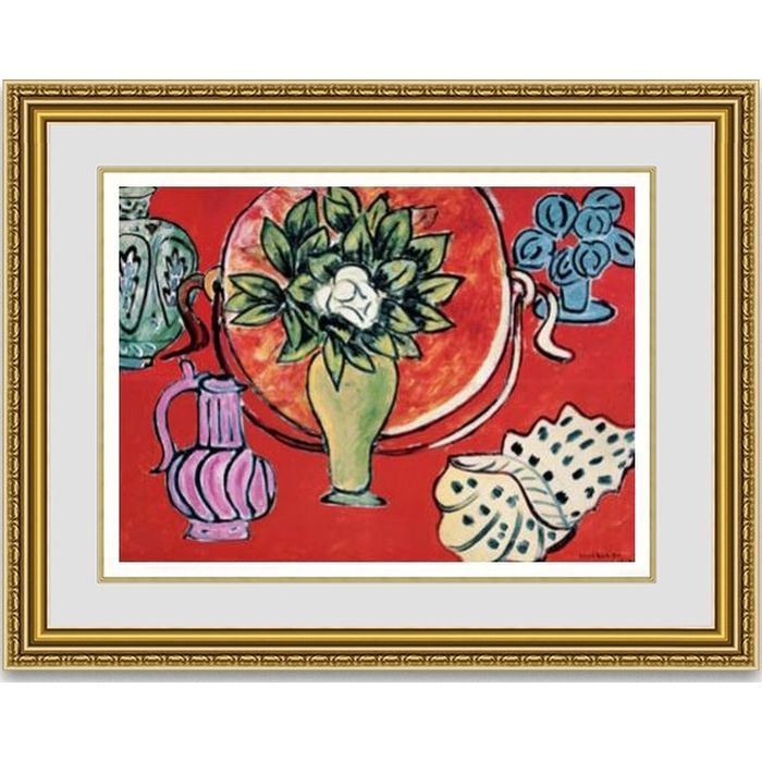 マティス マグノリアのある静物 額縁付き