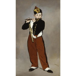 【オーダー油絵 】エドゥアール・マネ 笛吹きの少年 【選べるサイズ／選べる額縁付】