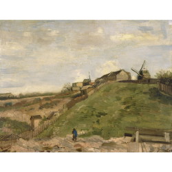  モンマルトル：石切場、風車