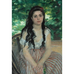 【オーダー油絵 】ピエール＝オーギュスト・ルノワール 夏 【選べるサイズ／選べる額縁付】