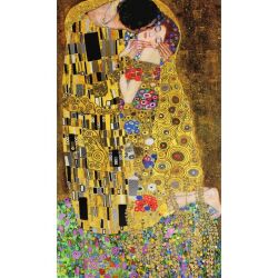 クリムト 接吻 額縁付き