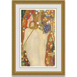 クリムト 水蛇2 額縁付き