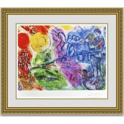 シャガール オルフェウス 額縁付き