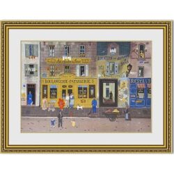 ドラクロワ 「ムーラン・ド・パリ」 額縁付き