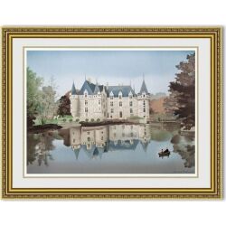 ミッシェルドラクロワ「Azay le Rideau」 額縁付き