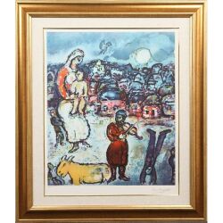 【豪華ミュージアム仕様】シャガール Fiddler on the Roof特別額装仕様