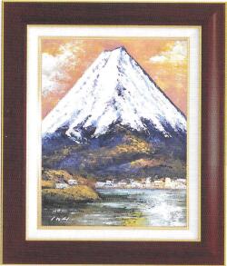 岩井景文富士山（タテ） F6