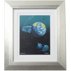 ウィリアム・シンメル「イルカ」 額縁付き