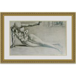 ダリ 「La Ciudad de los Cajones」 額縁付き