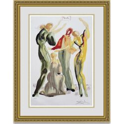 ダリ 「ダンス」 額縁付き