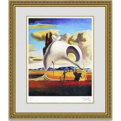 ダリ 「Atrustic Vestiges After the Rain」 額縁付き