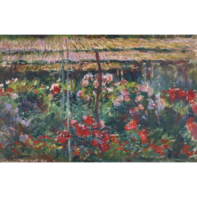 オーダー油絵 】クロード・モネ しゃくやくの花園 【選べるサイズ