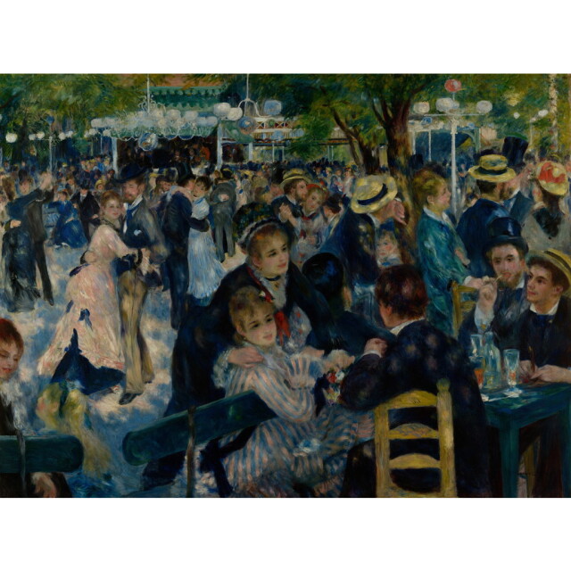 DFK79 世界の名画 ピエール・オーギュスト ルノワール ムーラン・ド・ラ・ 世界の名画 複製画 『ムーラン・ド・ラ・ギャレットの舞踏会
