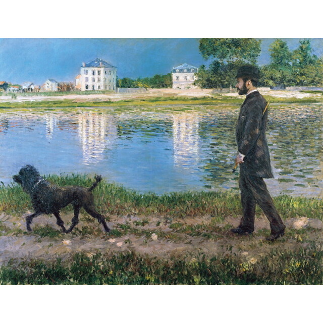 ギュスターヴ・カイユボット、「トゥルーヴィルのレガッタ」、希少な画集より オーダー油絵 】ギュスターヴ・カイユボット リチャード＝ガロと