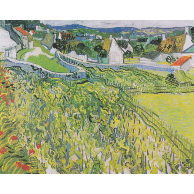 オーダー油絵 】ゴッホ オーヴェルが見える葡萄畑 【選べるサイズ