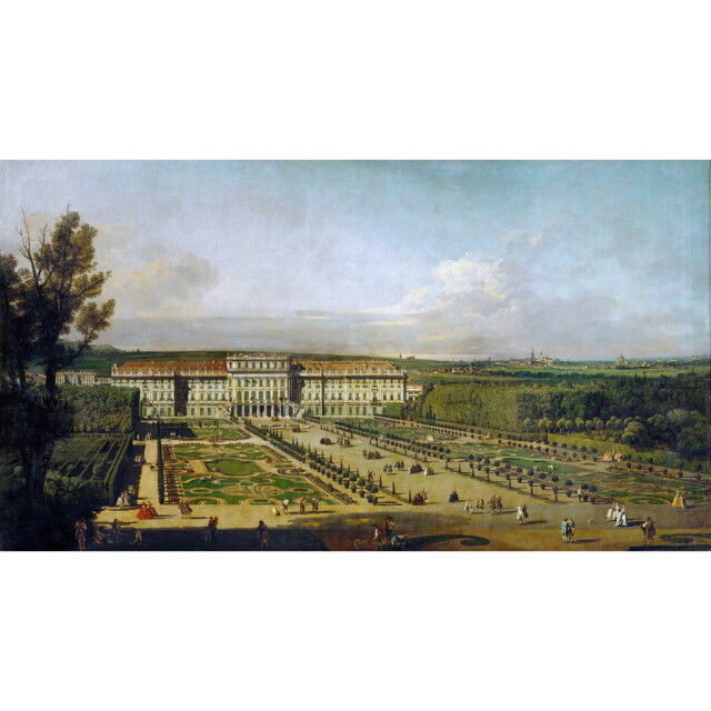 オーダー油絵 】 ベルナルド・ベッロット シェーンブルン宮殿 【選べる