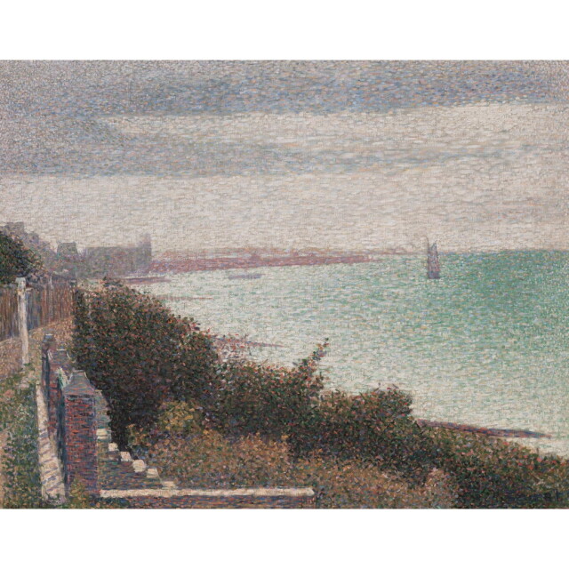 油絵 絵画 【砂浜の夕暮れ】 油絵 絵画 【砂浜の夕暮れ】（海の絵画をミクストメディアの版画